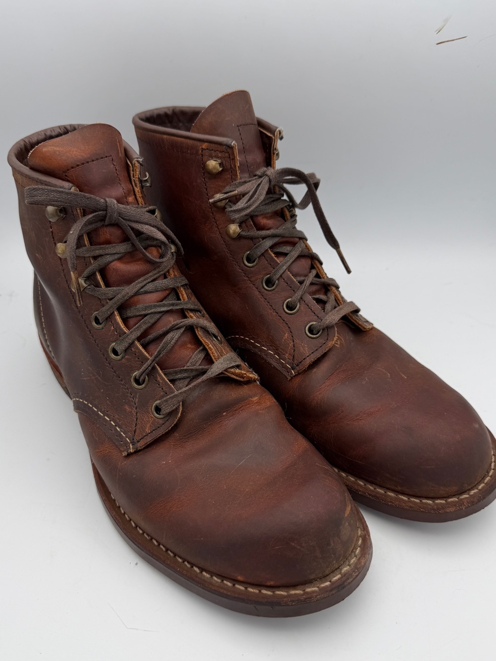 Red Wing Shoes Brown Leather Blacksmith 3343 boots 9d